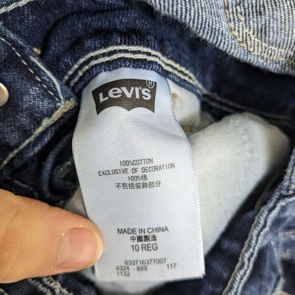 Levi's Girls Boyfriend Shortalls Overalls - Picture 7 of 8